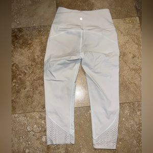 White high rise Lululemon leggings